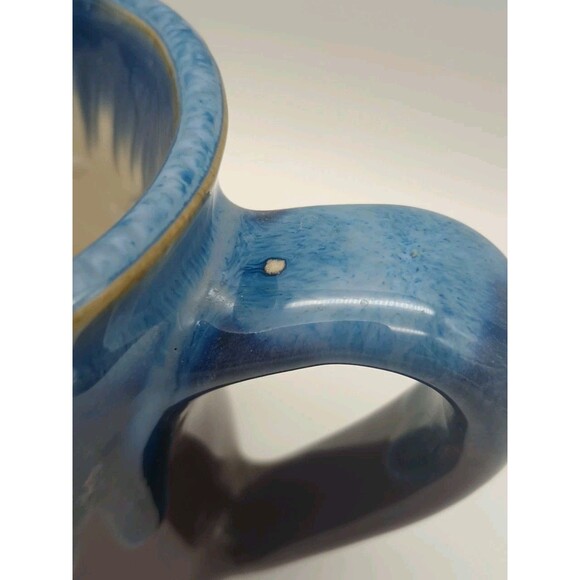 Tumbleweed Pottery Mug Feel Free To Bite Me Stoneware Blue Drip Purple Glaze - Picture 8 of 10